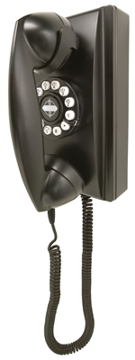 Crosley - Wall Phone - Black