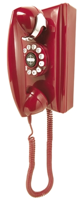 Crosley - Wall Phone - Red